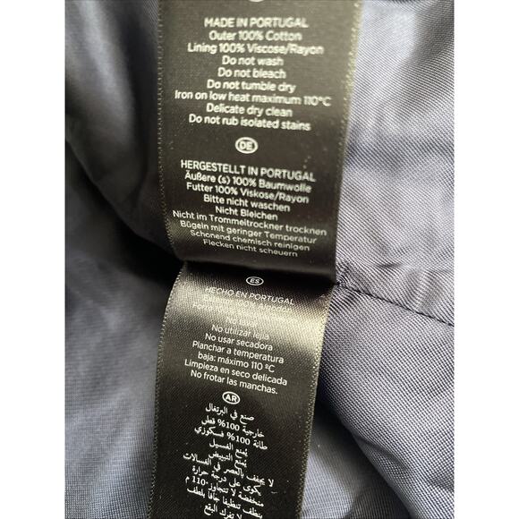 HOBBS Natalie Dress Sleeveless Tweed Navy Blue Jacket Blazer Set Suit Sheath M - Picture 12 of 12